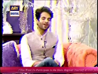 Hero of Sadkay Tumhare Adnan Malik Telling How He Felt While Acting For The First Time