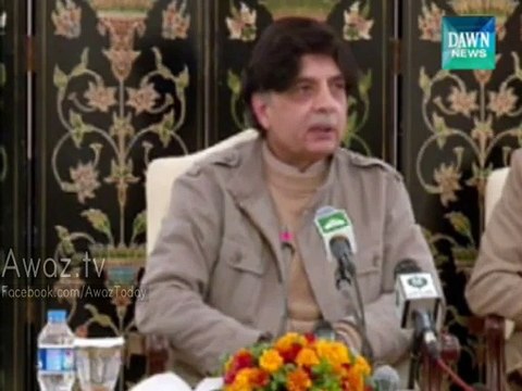 Government is responsible for fuel shortage-Interior Minister Ch Nisar