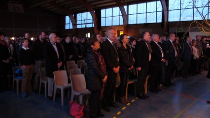 "La Marseillaise" chantée lors des voeux, à Bondues