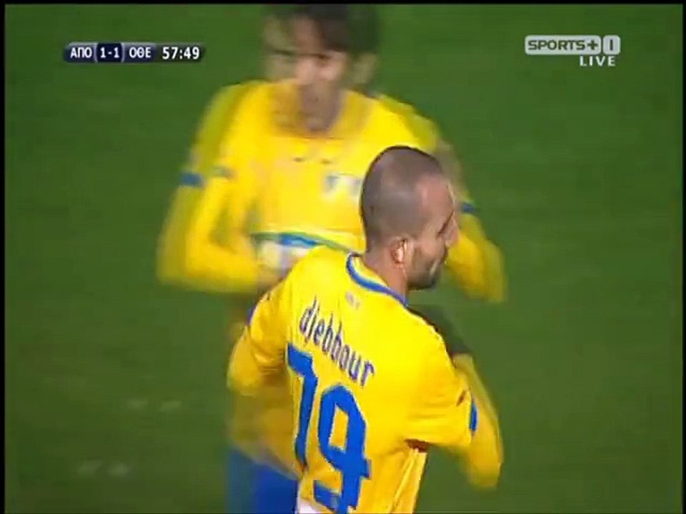 ΑΠΟΕΛ-Οθέλλος 58' Γκολ 1-1 Τζεμπούρ