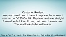 Michigan Seat Molded Forklift Seat -Black, Model# V-830 Review