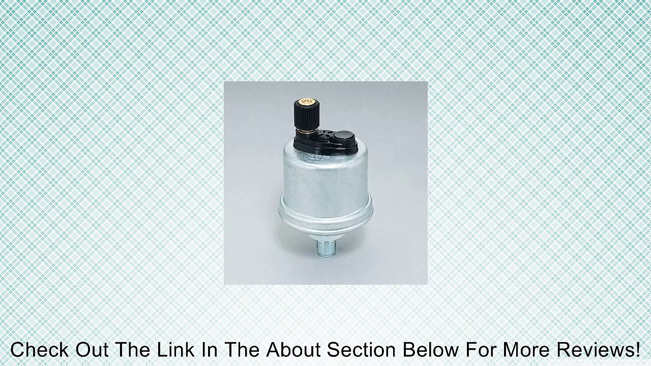 VDO 360003 Pressure Sender Review