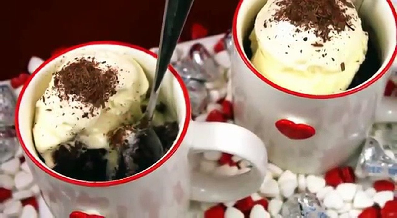 Chocolate MUG CAKE Recipe! Make 5 min Microwave Chocolate CUP Cake for TWO!