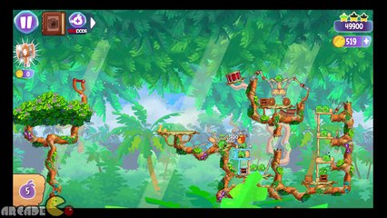 Angry Birds Stella - Unlocked Jetpack Pig New Golden Island Map Walkthrough Part 19