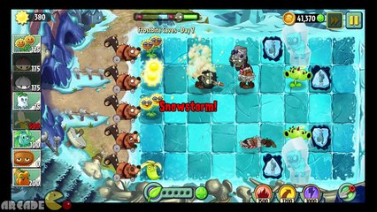Plants vs Zombies 2  Frostbite Caves Day 7 Imp Yeti
