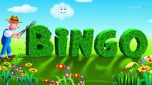 BINGO Dog Song - Nursery Rhyme With Lyrics - Cartoon Animation Rhymes & Songs for Children