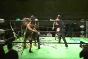 Takashi Sugiura, Akitoshi Saito & Daisuke Harada vs. Takeshi Morishima, Maybach Taniguchi & Mitsuhiro Kitamiya (NOAH)