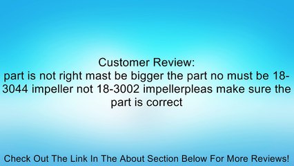 Sierra 18-3002 Impeller Review
