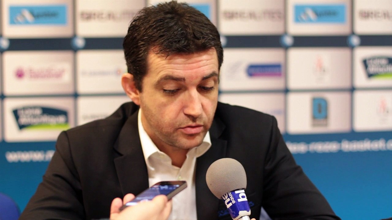 Conférence de presse après Basket Landes