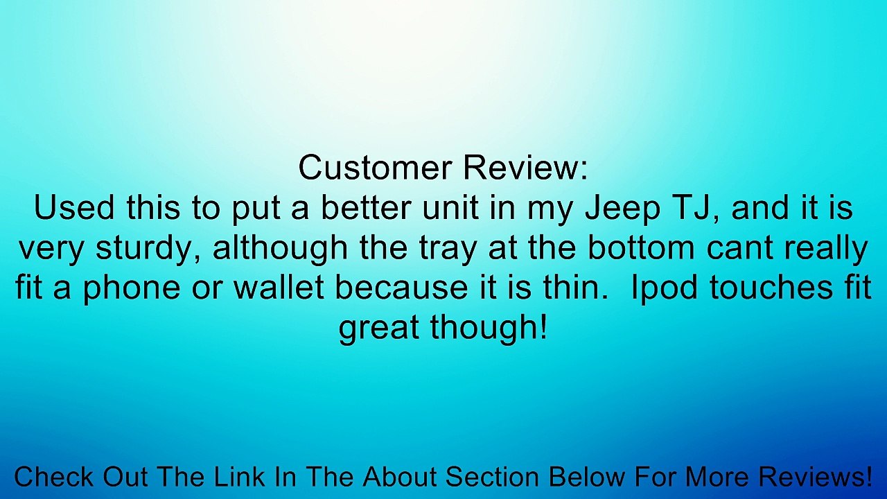 Metra 99-6000 Single DIN Installation Kit for 1974-2003 Chrysler, Dodge, Eagle, Jeep, and Plymouth Vehicles Review