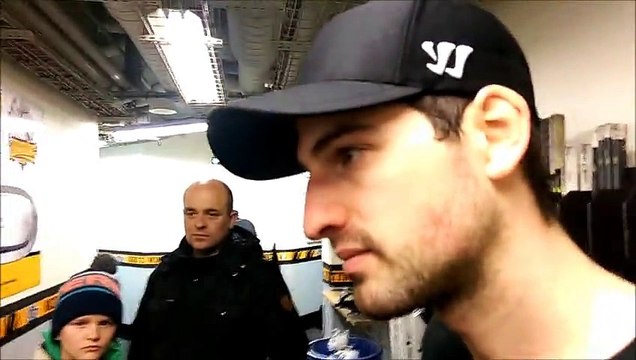 LM - 21e j. : Rouen - Grenoble : 3-1, itw d'après-match Nicola Riopel