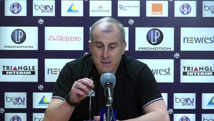 La conférence de presse d'Alain Casanova après TFC/Bastia