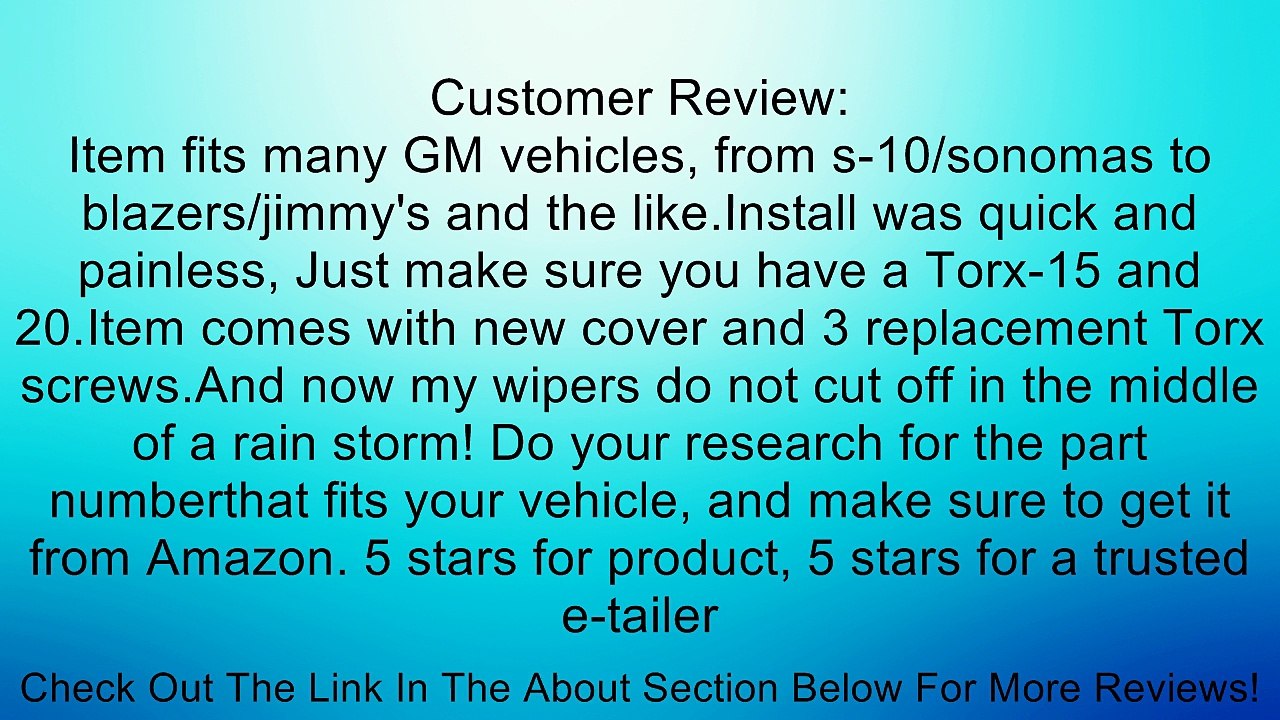 Dorman HELP Wiper Pulse Board 88136 Review