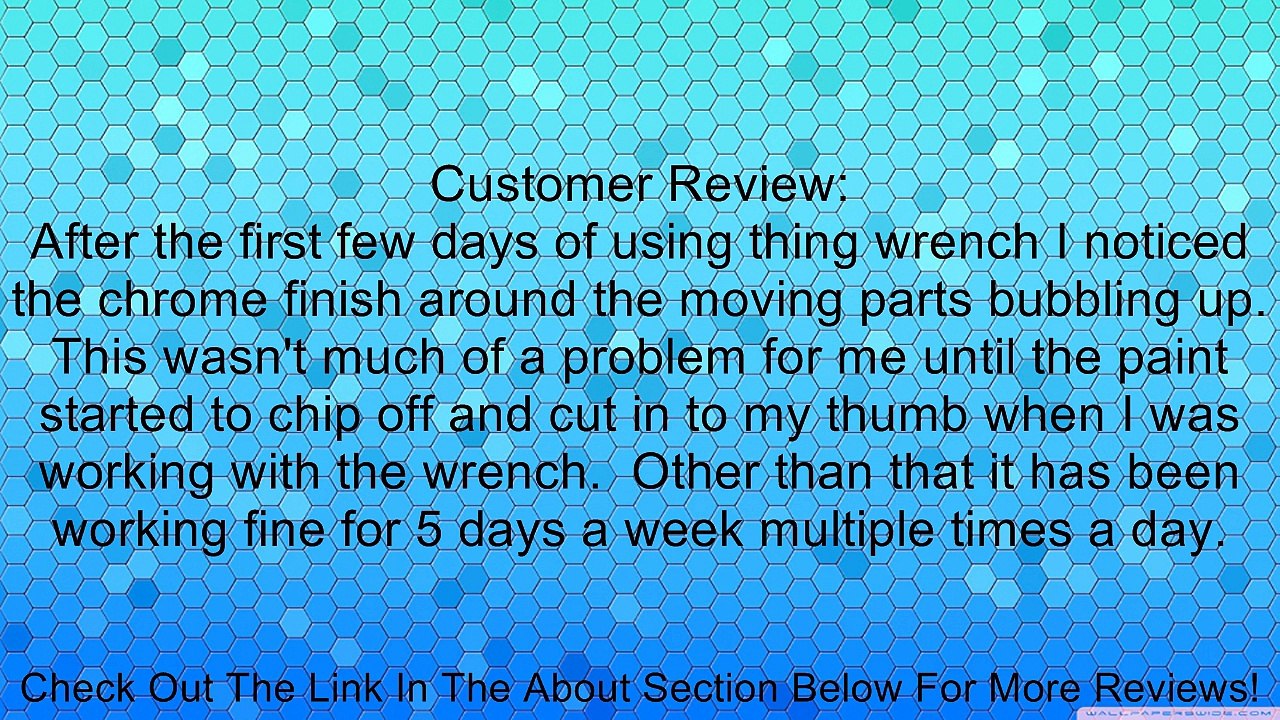 GearWrench 9202 7/16-Inch x 1/2-Inch Double Box Ratcheting Wrench Review