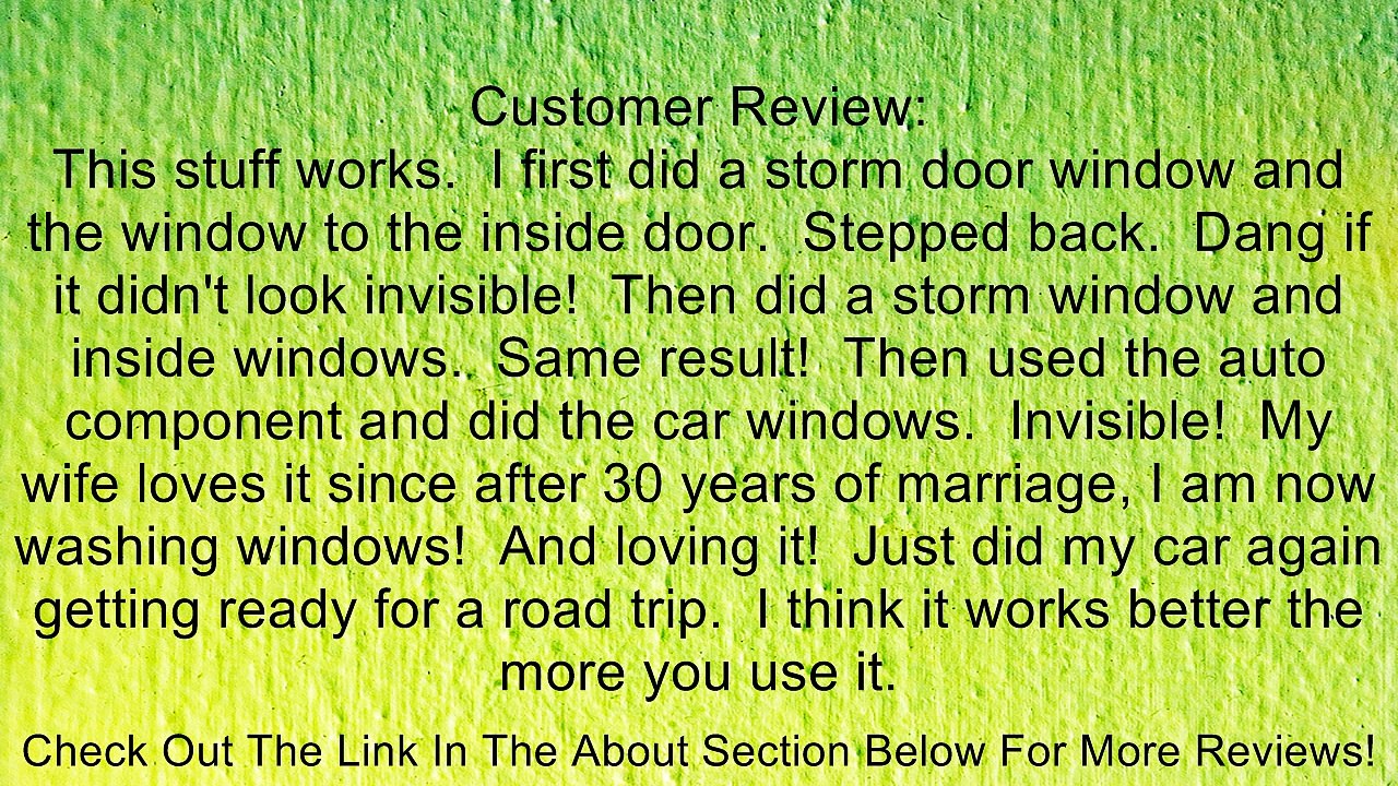 Stoner Invisible Glass 3 Pack (91166-3C) Review