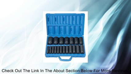 Grey Pneumatic Corp 1319D 1/2'' Drive Deep Length Fractional Master Set - 19 Piece Review