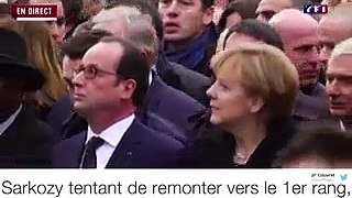 Comment Sarkozy tape l'incruste à la marche du 11 janvier 2015 - Vidéo Dailymotion