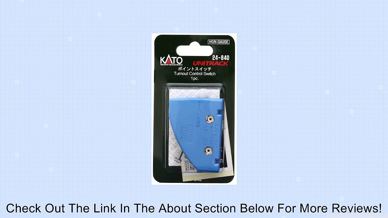 Kato 24840 Turnout control switch Review