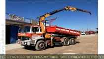 BARLETTA-ANDRIA-TRANI, ANDRIA   CAMION  RENAULT  RIBALTABILE + GRU PM  EURO 1