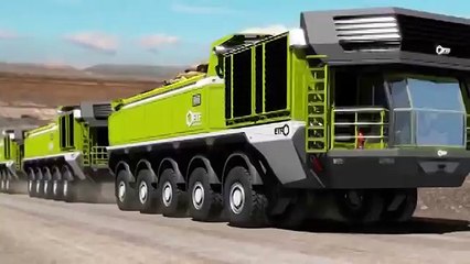 Карьерный поезд