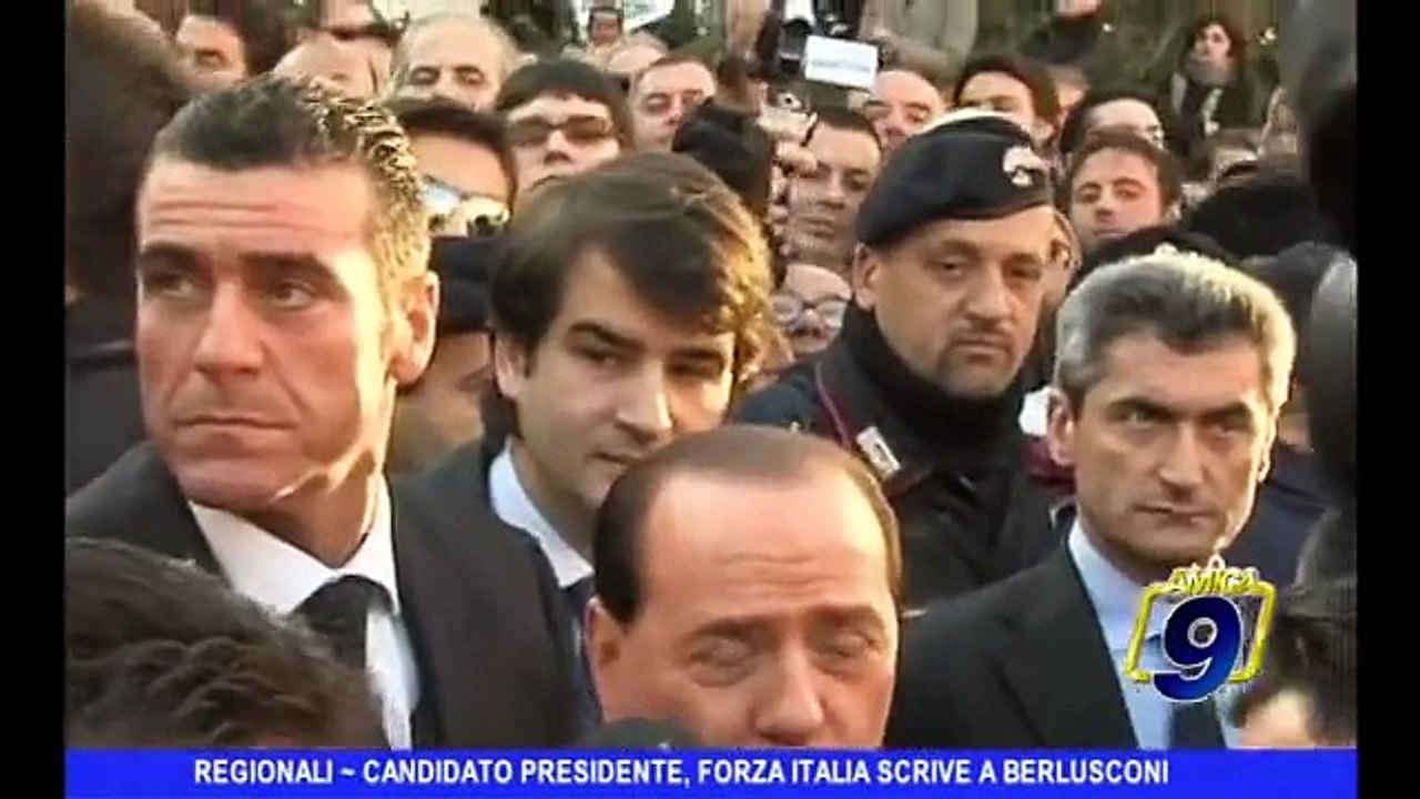 Regionali | Candidato presidente, Forza Italia scrive a Berlusconi