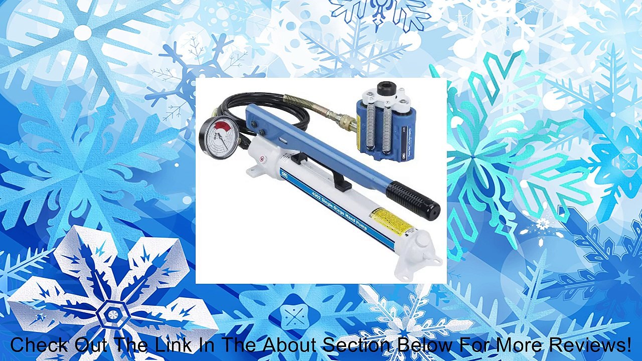 OTC (4180) Power Twin Ram and Pump Set - 17-1/2 Ton Review