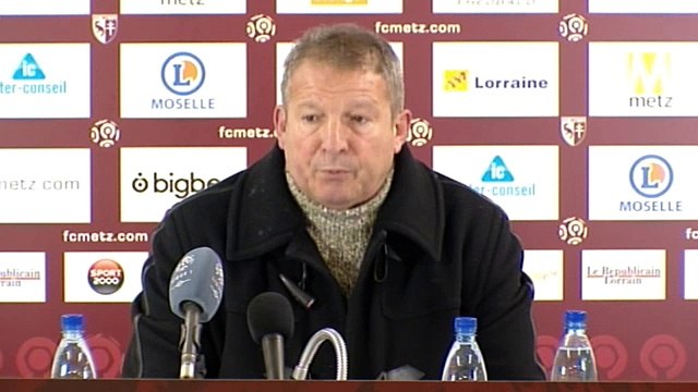 Rolland Courbis après FC Metz 2-3 MHSC (21ème journée L1)