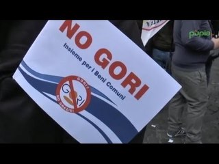 Napoli - Il "No Gori Day" contro le "bollette pazze" dell'acqua -2- (17.01.15)