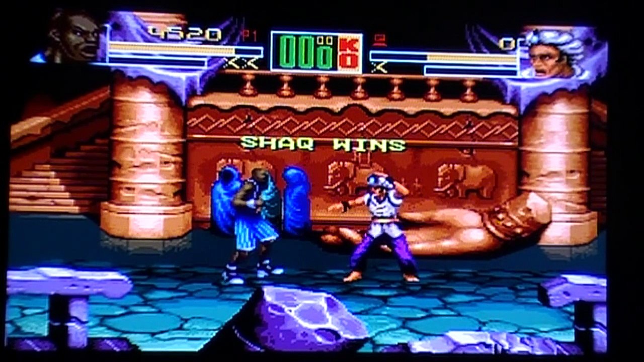 test shaq fu sur megadrive chaine retrogaming à l'arrache