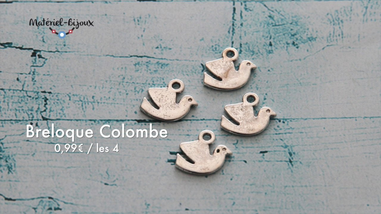 Breloque colombe en métal et nouveautés #2_15 pour vos bijoux
