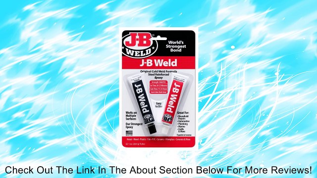 J-B Weld 8265S Original Steel Reinforced Epoxy Twin Pack - 2 oz Review
