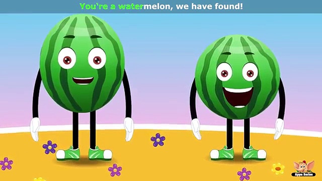 Watermelon Fruit Rhyme.mp4 video Dailymotion