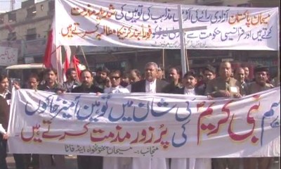 Peshawar's Christian community protests against blasphemous cartoons