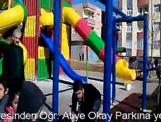 Siverek'te Öğr. Atiye OKAY Parkına yeni oyuncaklar