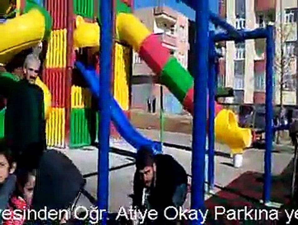 Siverek'te Öğr. Atiye OKAY Parkına yeni oyuncaklar