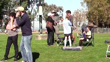 CELL PHONE CRASHING at a SOCCER GAME!