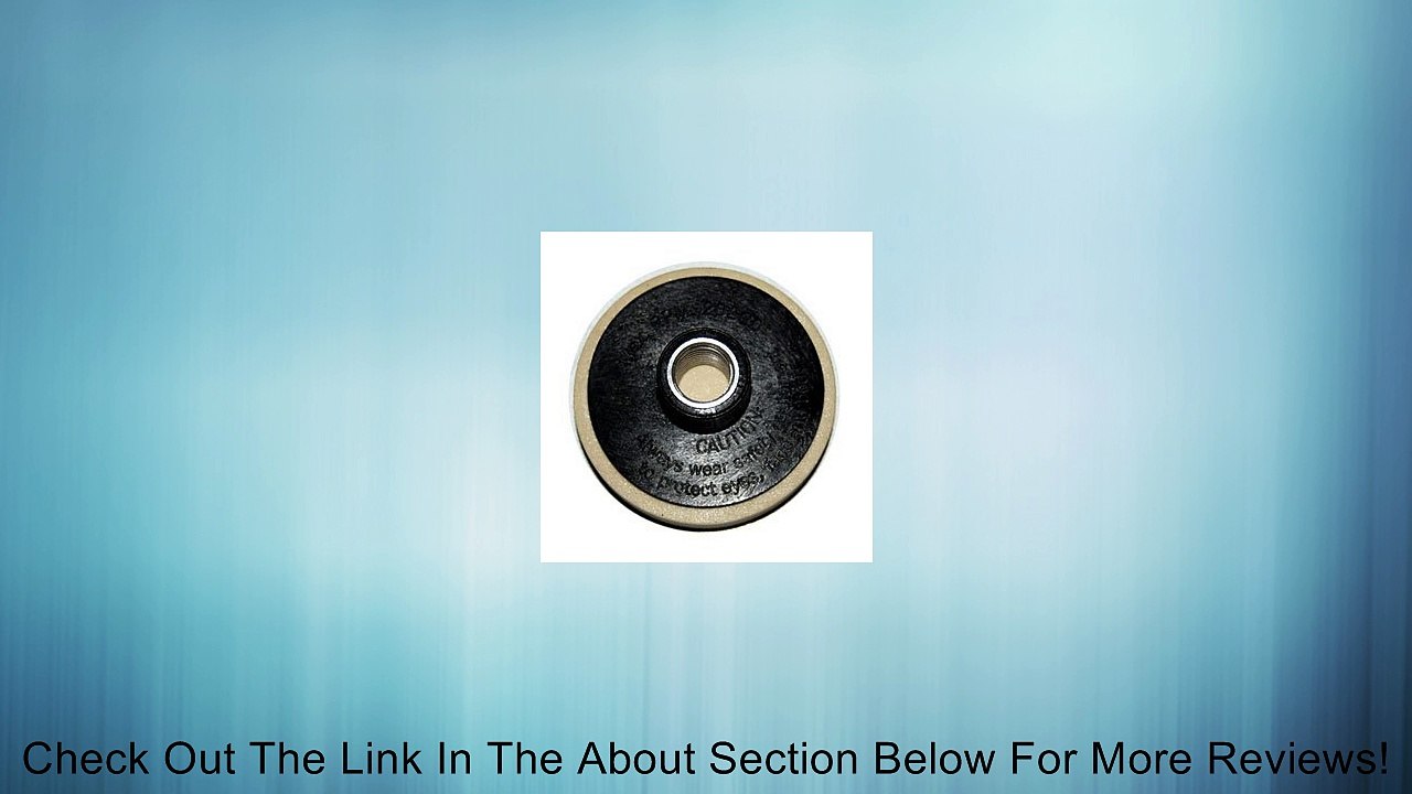 2-3/4 Velcro Backing Plate Review