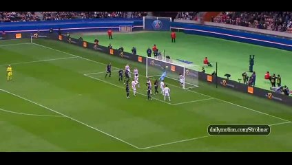 David Luiz Goal - PSG 1-1 Evian TG - 18/01/2015