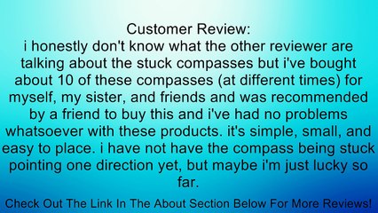 Type S CM-10002-6 Gray Mini Compass Review