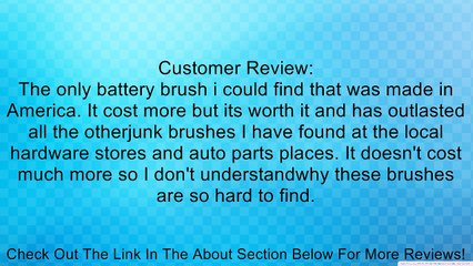 Lisle 11120 Battery Brush Review