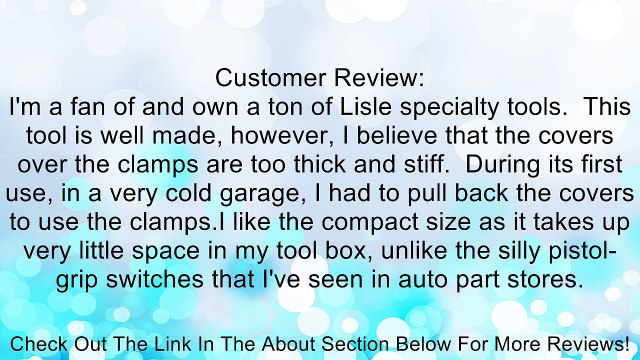 Lisle 20750 Remote Starter Switch Review