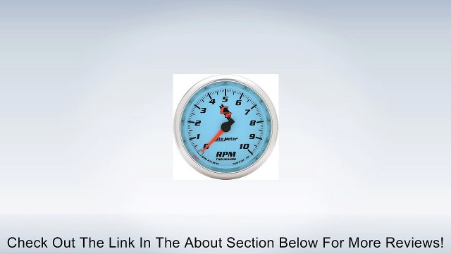 Auto Meter 7297 C2 3-3/8 10000 RPM In-Dash Tachometer Review
