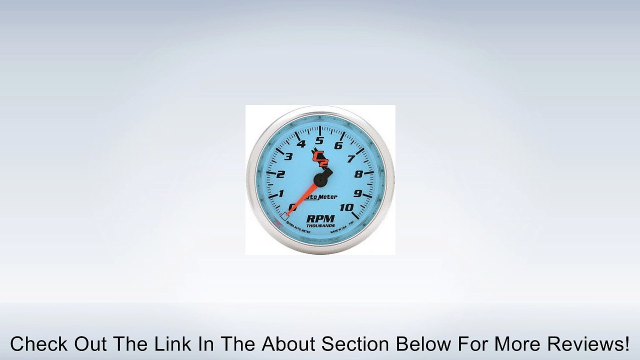 Auto Meter 7297 C2 3-3/8" 10000 RPM In-Dash Tachometer Review