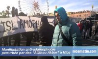 Manifestation anti-islamophobie perturbée par des 