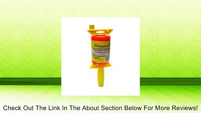 STRINGLINER COMPANY 25006 Twisted 135-Feet Reloadable Line Reel, Fluorescent Orange Review