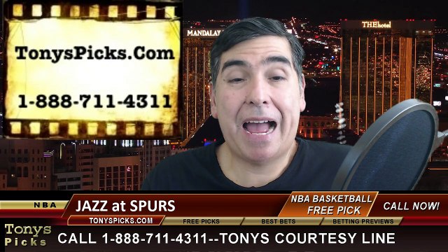 San Antonio Spurs vs. Utah Jazz Free Pick Prediction NBA Pro Basketball Odds Preview 1-18-2015