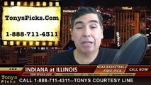 Illinois Fighting Illini vs. Indiana Hoosiers Free Pick Prediction NCAA College Basketball Odds Preview 1-18-2015