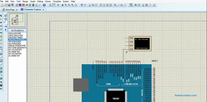 Serial communication in Proteus using Arduino