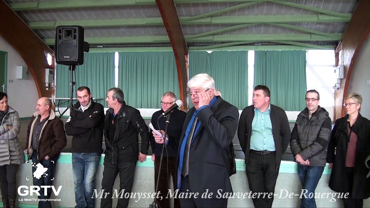 voeux des  élus de la commune de Sauveterre-De-Rouergue 2015