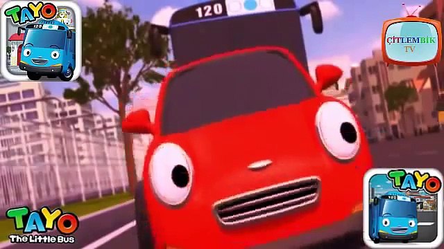 Sevimli Otobüs Tayo Hız Yapmak Tehlikelidir